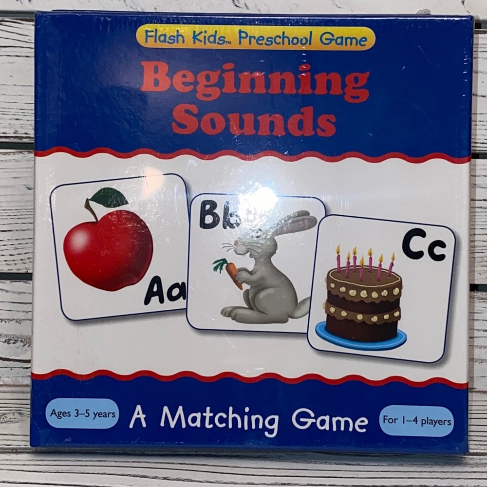 Flask Kids Beginning Sounds Flash Cards